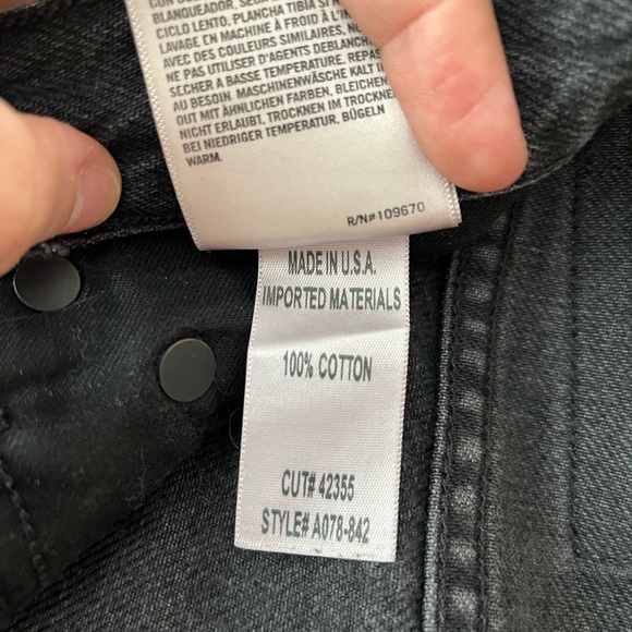 Agolde x Talula High Rise Taper Jeans, Size 27 - Picture 4 of 8